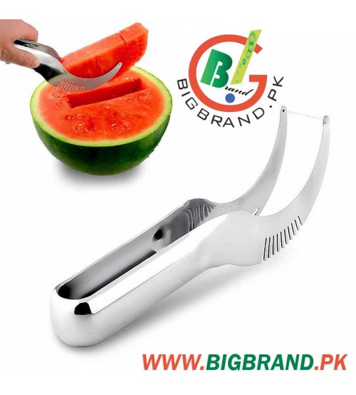 Metal Watermelon and Server Slicer Melon Cutter 